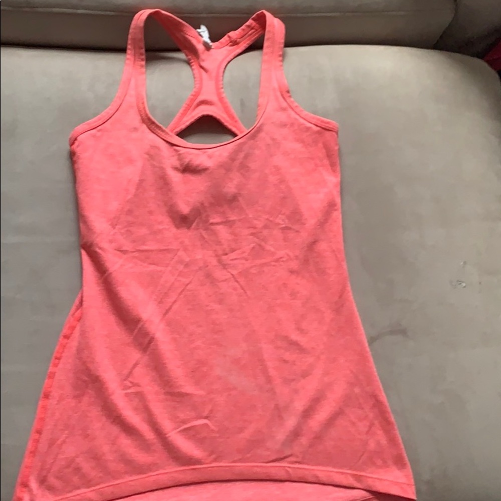 Pink work out top